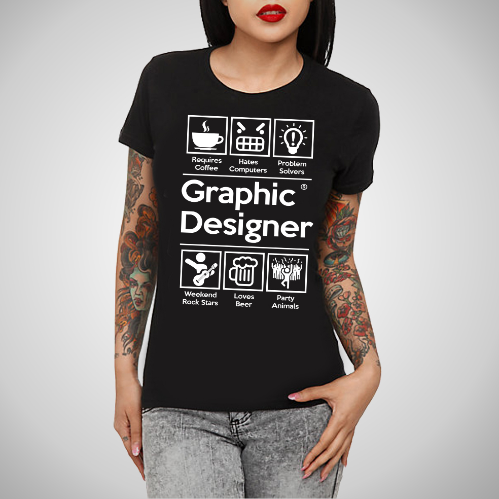 black and white designer t shirts