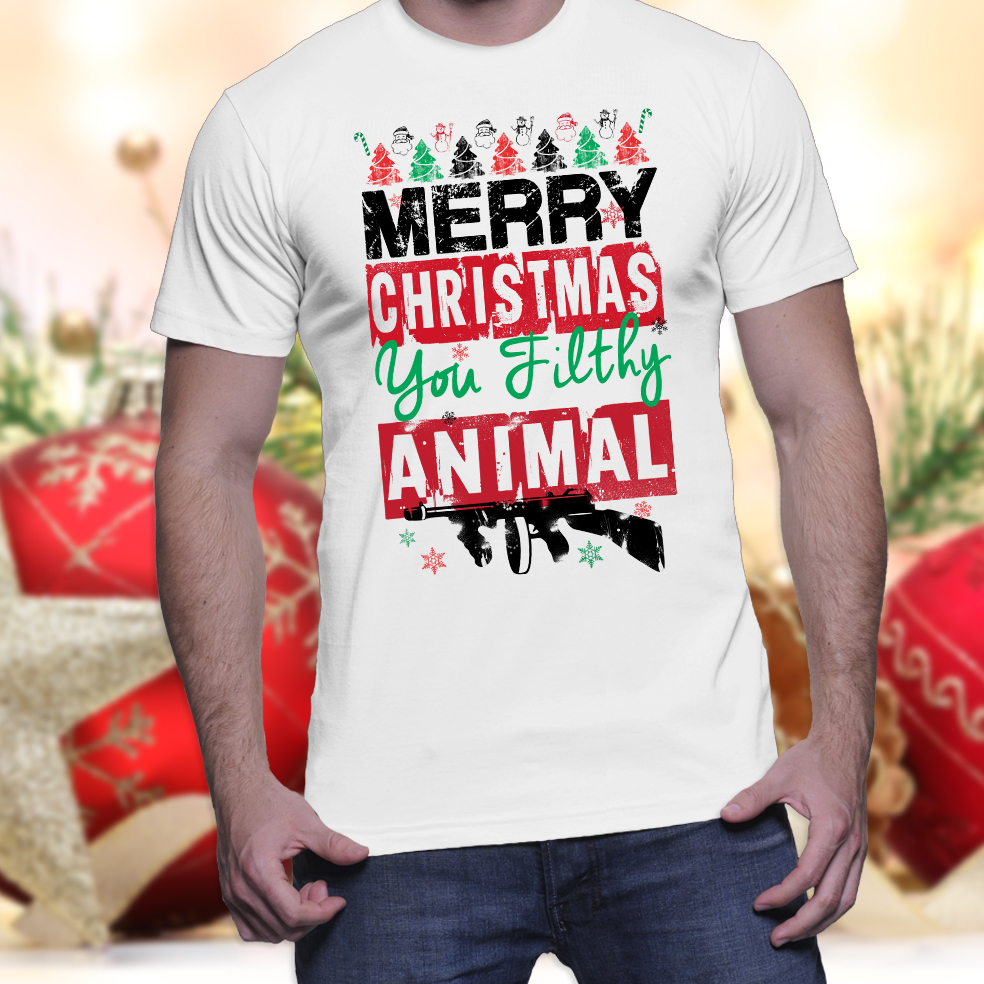 merry christmas you filthy animal