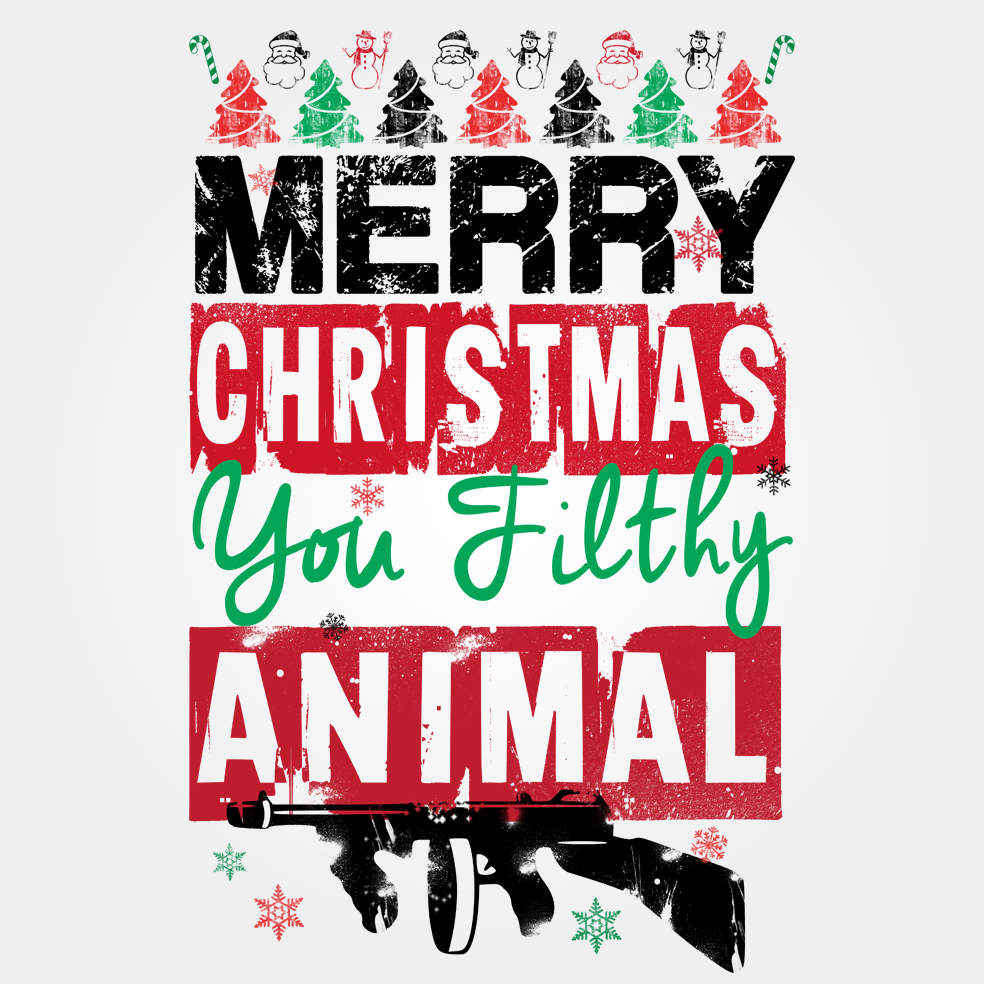 Download Merry Christmas You Filthy Animal | i-teez.com
